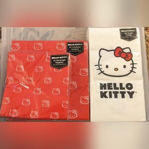 Hello Kitty Red & White Napkin Set